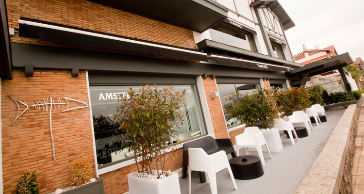 Tamarises en Getxo